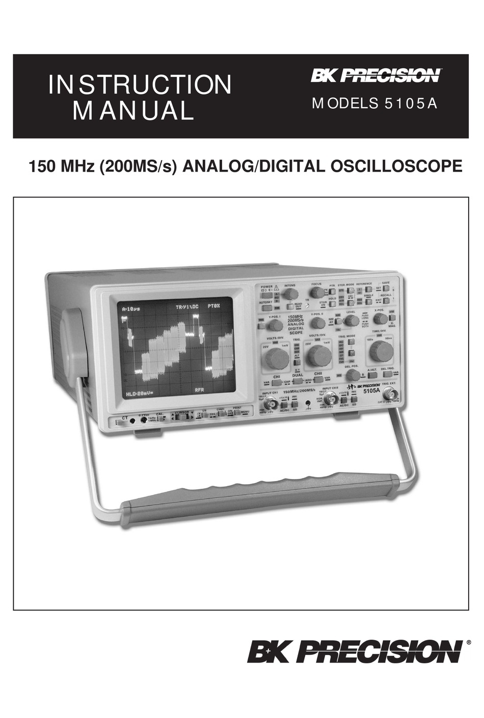 Bk Precision Oscilloscope 2160 Service Manual Bk Precision Oscilloscope 2160 Service Manual