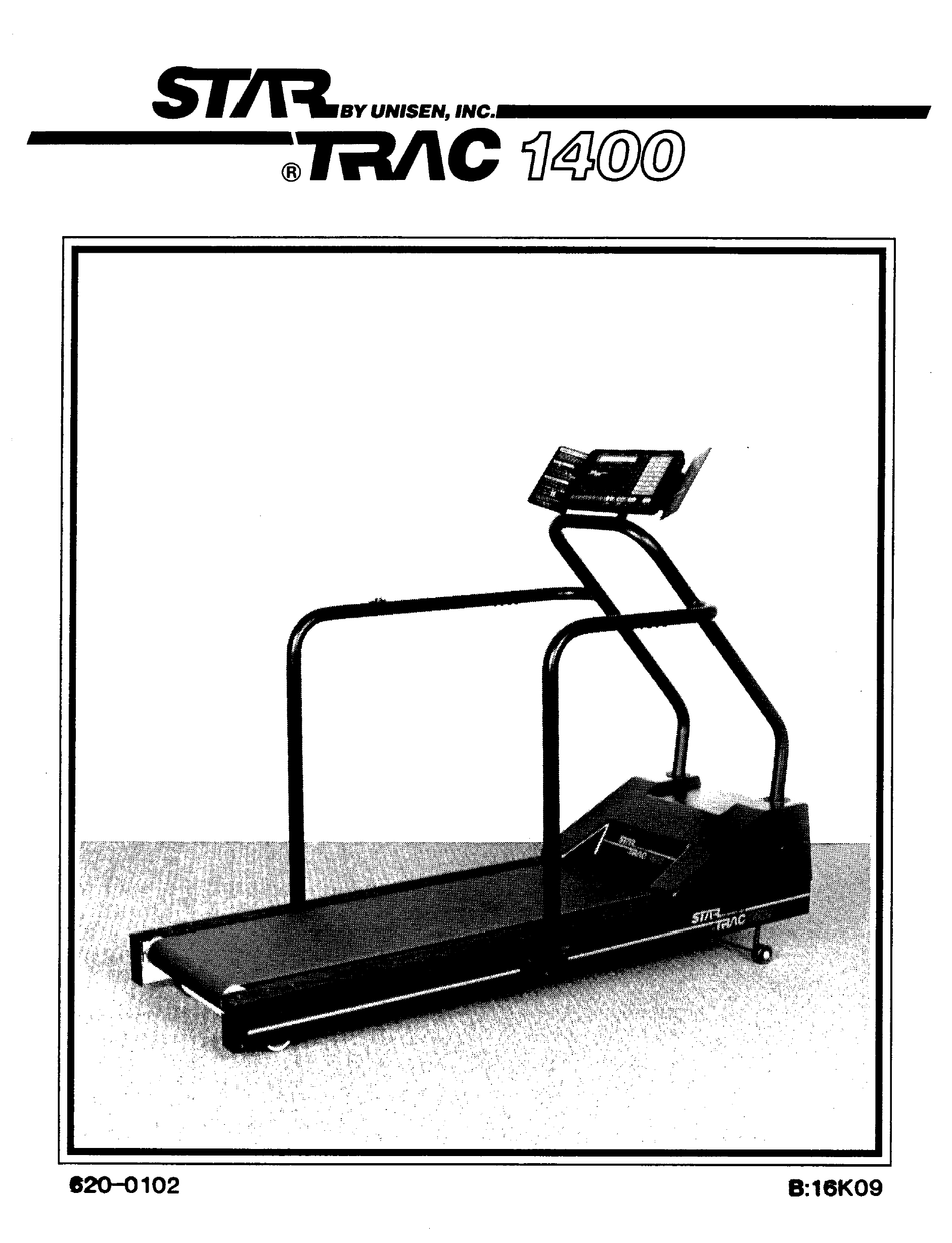 STAR TRAC 1400 OPERATING AND OWNERS MANUAL Pdf Download ManualsLib