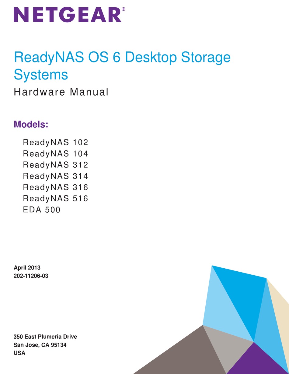 Netgear Readynas 102 Hardware Manual Pdf Download Manualslib