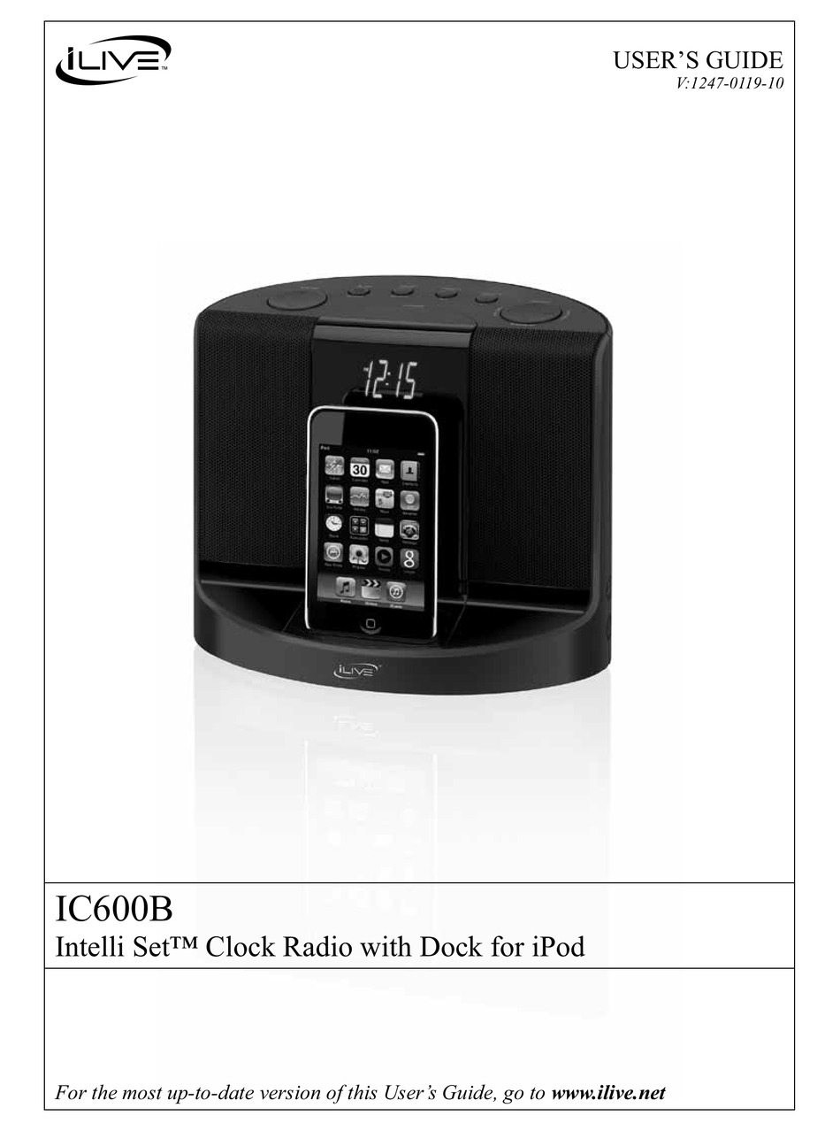 Ilive Ic600b User Manual Pdf Download Manualslib