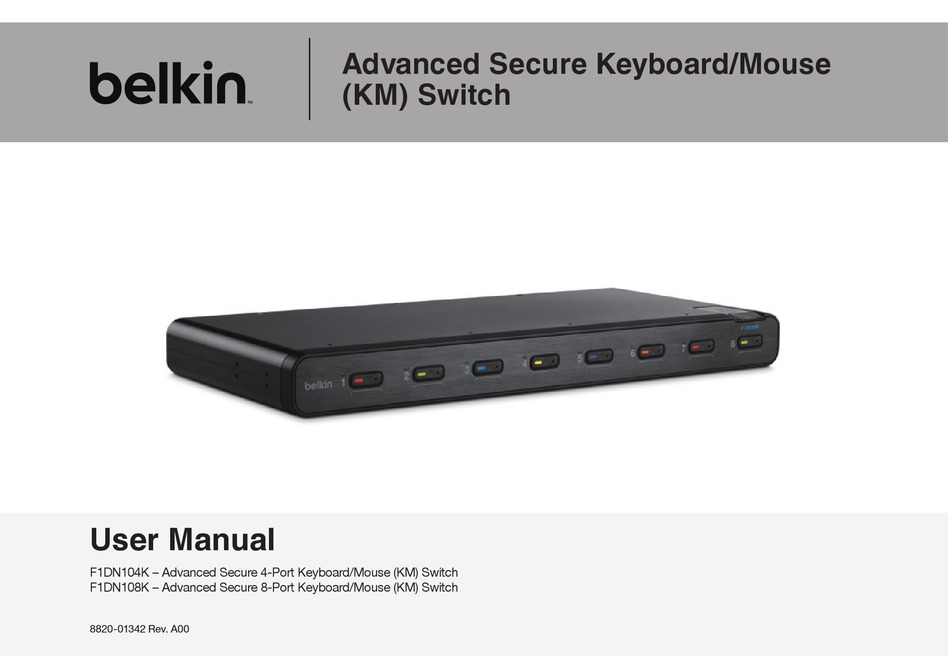BELKIN F1DN104K USER MANUAL Pdf Download ManualsLib