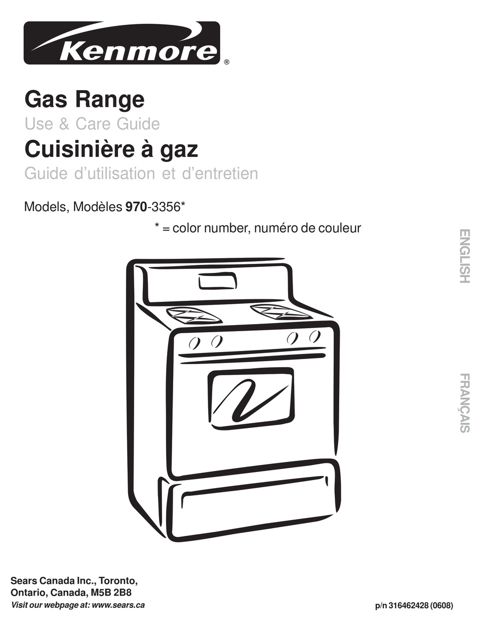 KENMORE 970-3356 SERIES USE & CARE MANUAL Pdf Download | ManualsLib