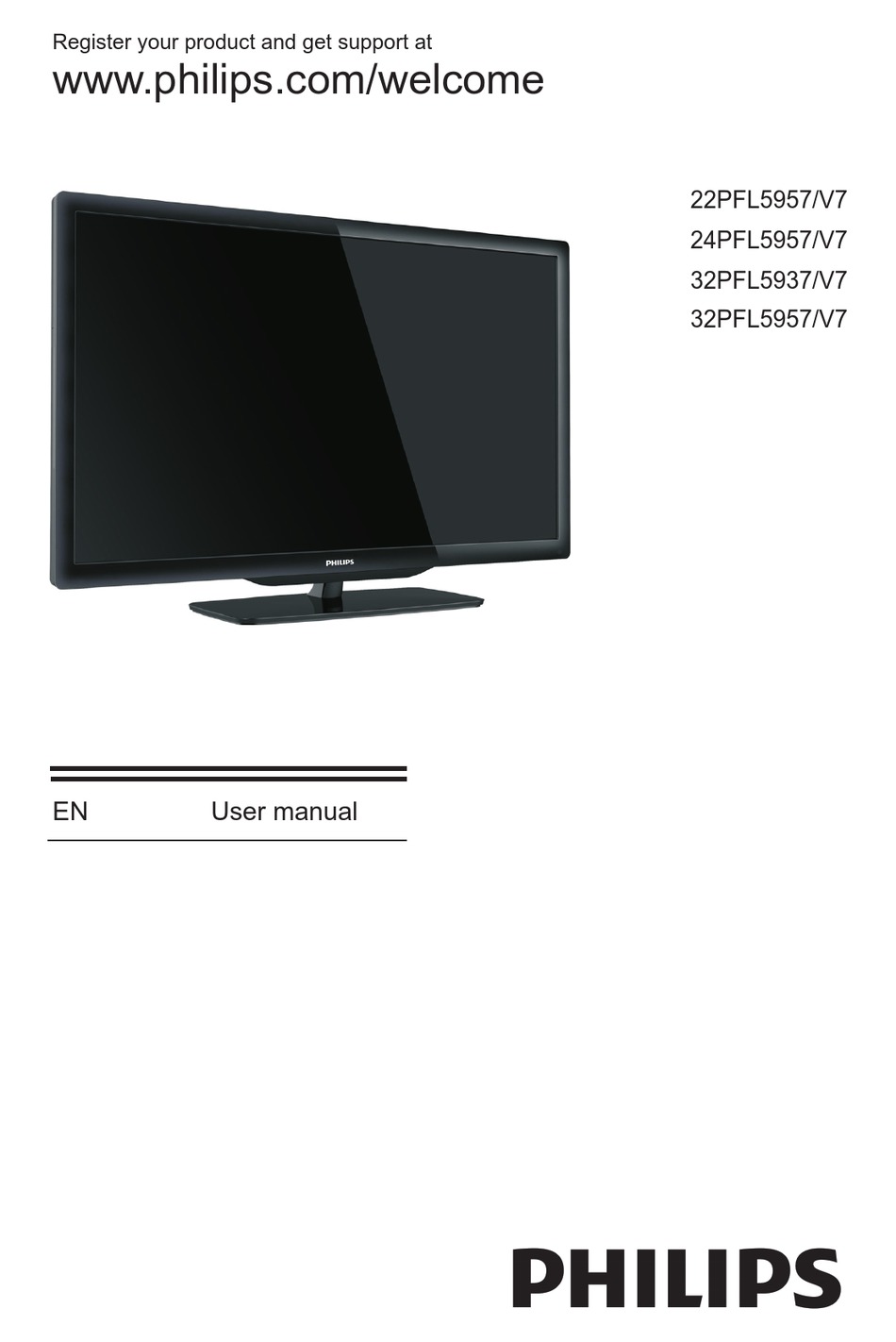 PHILIPS 22PFL5957/V7 USER MANUAL Pdf Download ManualsLib