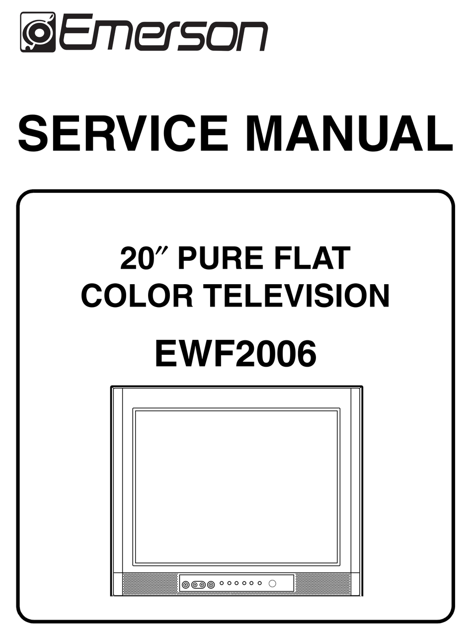 EMERSON EWF2006 SERVICE MANUAL Pdf Download | ManualsLib