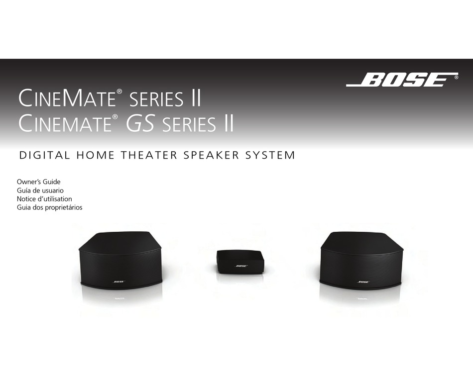 bose acoustimass cinemate series 2