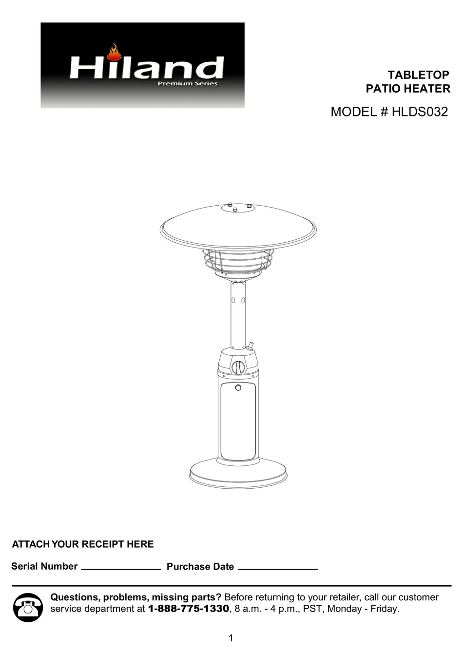 Hiland Propane Patio Heater Parts Diagram Pdf Patio Ideas