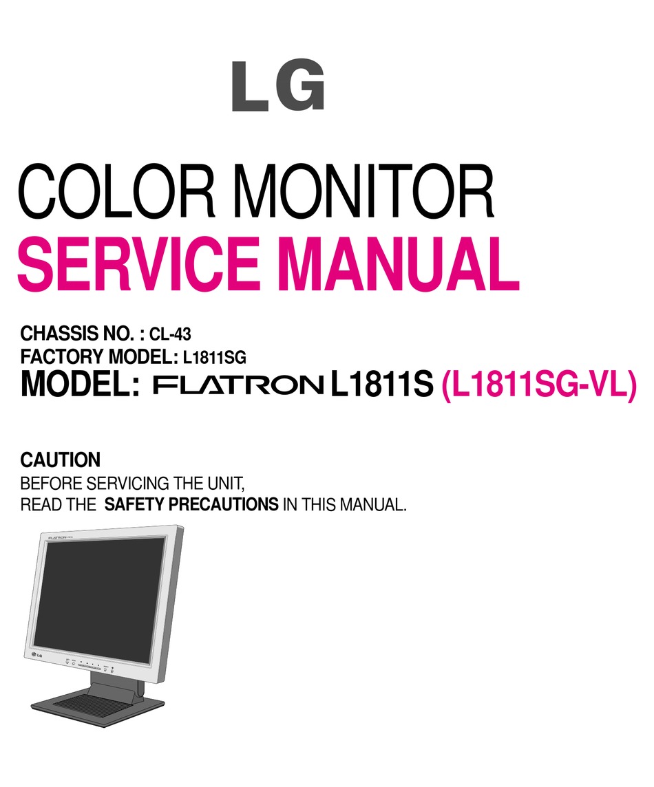 lg flatron l1811s