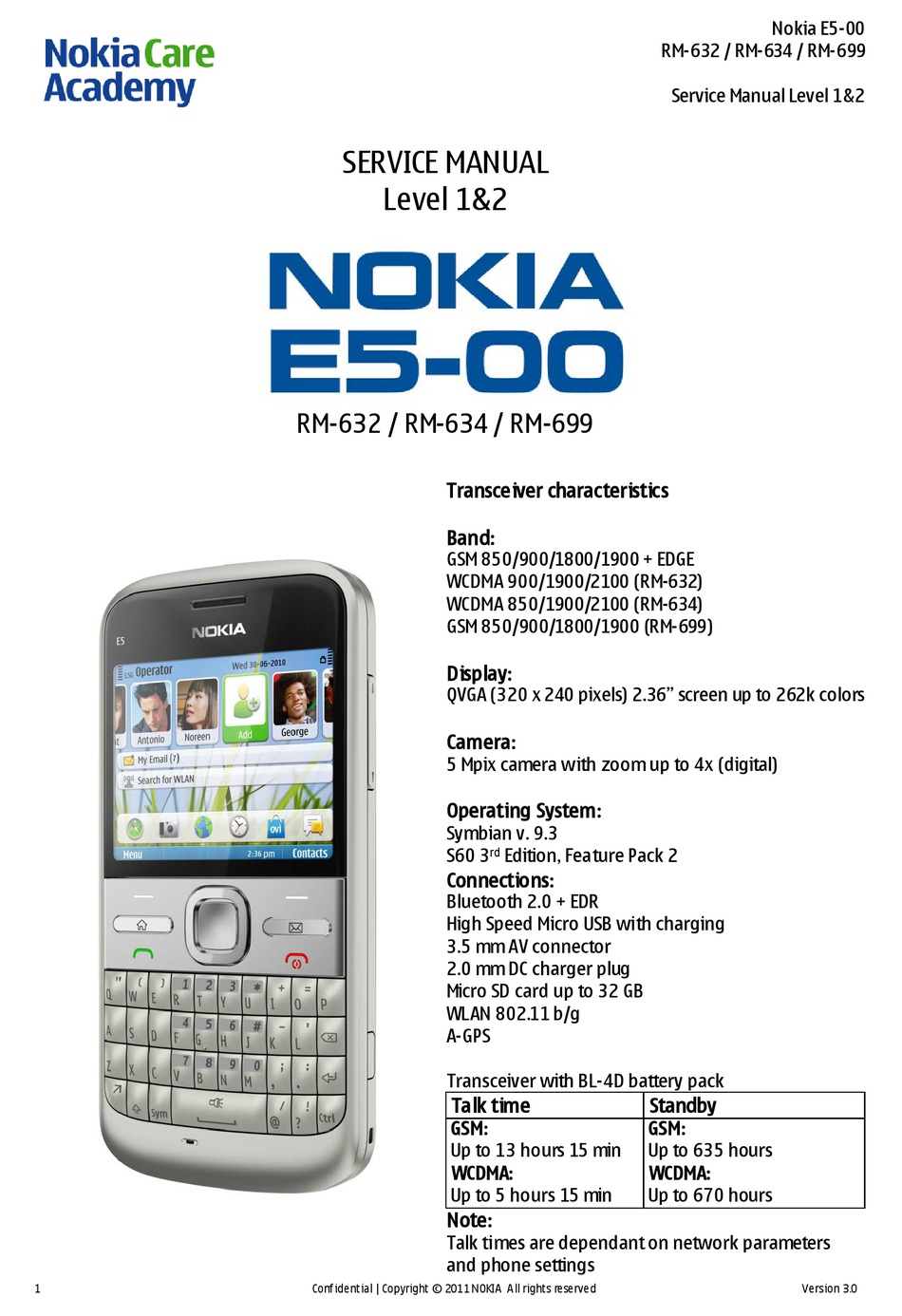 Porn Video For Nokia E5 00 - NOKIA E5-00 SERVICE MANUAL Pdf Download | ManualsLib