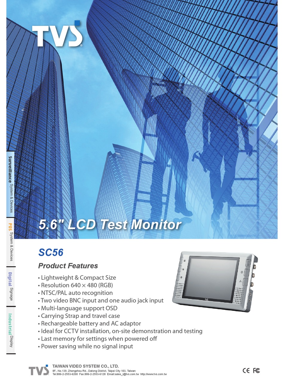 TVS ELECTRONICS SC56 SPECIFICATIONS Pdf Download ManualsLib