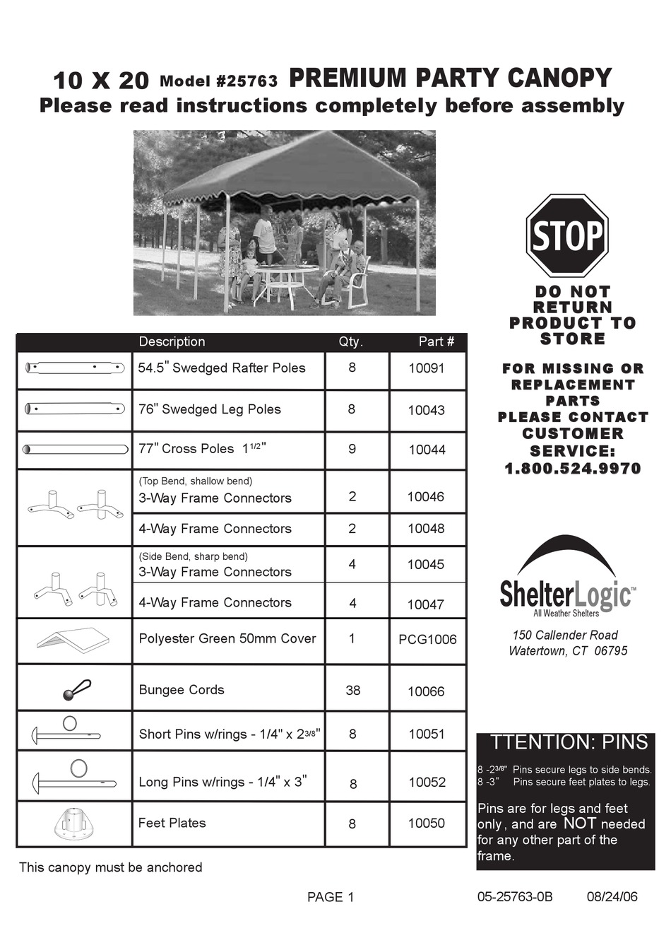 SHELTERLOGIC 25763 ASSEMBLY INSTRUCTIONS Pdf Download ManualsLib