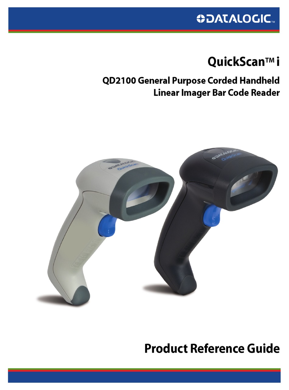 DATALOGIC QUICKSCAN I PRODUCT REFERENCE MANUAL Pdf Download | ManualsLib