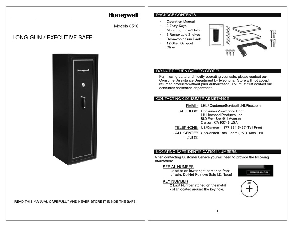 HONEYWELL 3516 MANUAL Pdf Download | ManualsLib