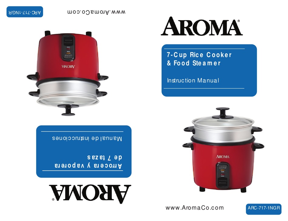 aroma 7 cup rice cooker instruction manual