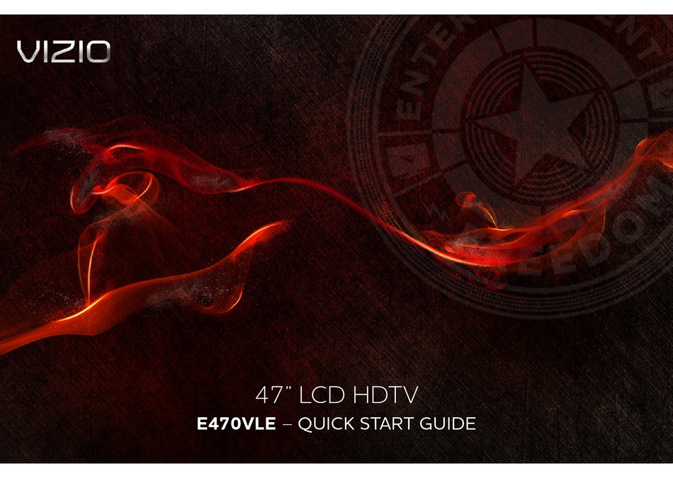 VIZIO E470VLE QUICK START MANUAL Pdf Download ManualsLib