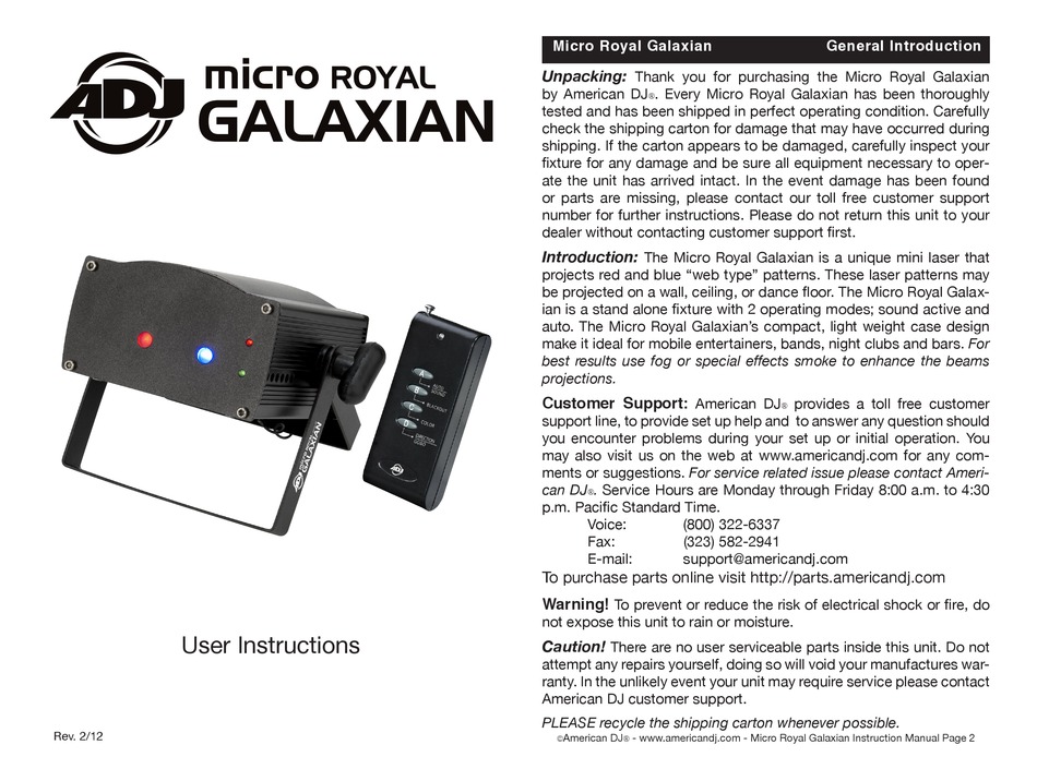 micro galaxian portable mini laser