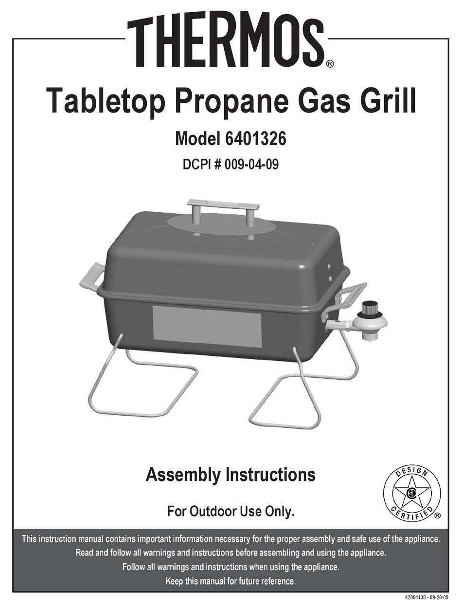 THERMOS 6401326 ASSEMBLY INSTRUCTIONS MANUAL Pdf Download ManualsLib
