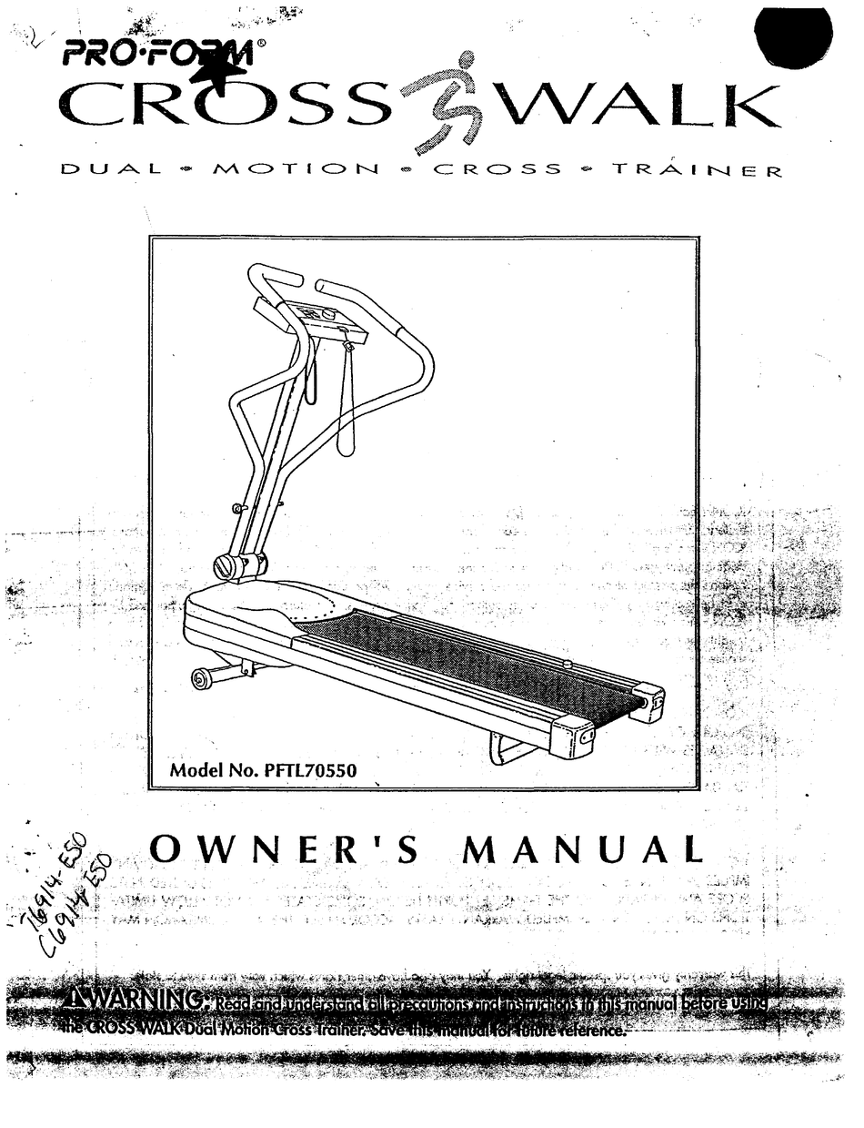 PRO FORM CROSS WALK PFTL70550 OWNER S MANUAL Pdf Download ManualsLib pro-form-cross-walk-pftl70550-owner-s-manual-pdf-download-manualslib
