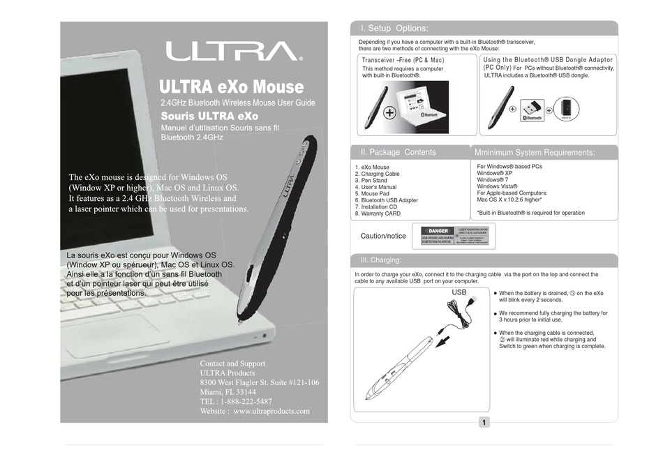 ULTRA PRODUCTS EXO USER MANUAL Pdf Download ManualsLib