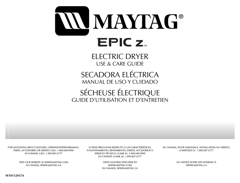 maytag epic training manual