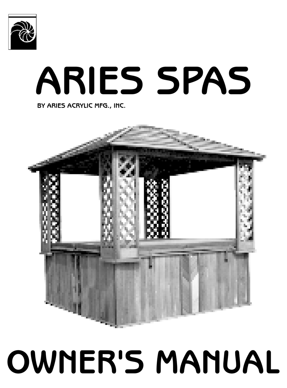 ARIES ACRYLIC ARIES SPAS OWNER