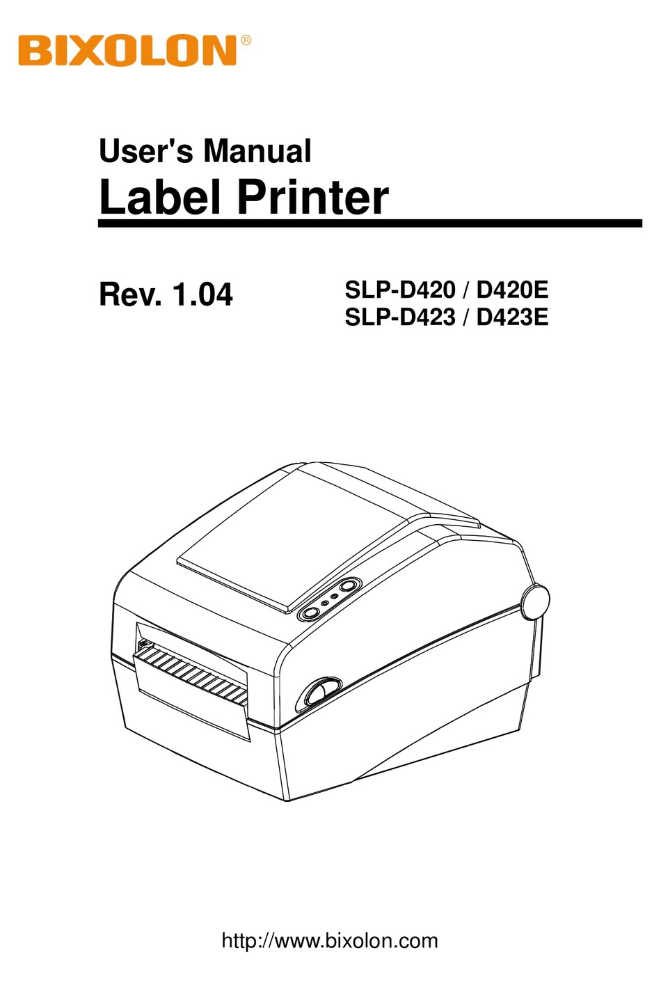 Bixolon slp-d420 manual