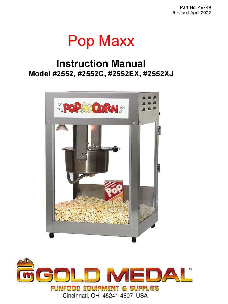 Wiring Diagram For Gold Medal Popcorn Machine - Wiring Diagram