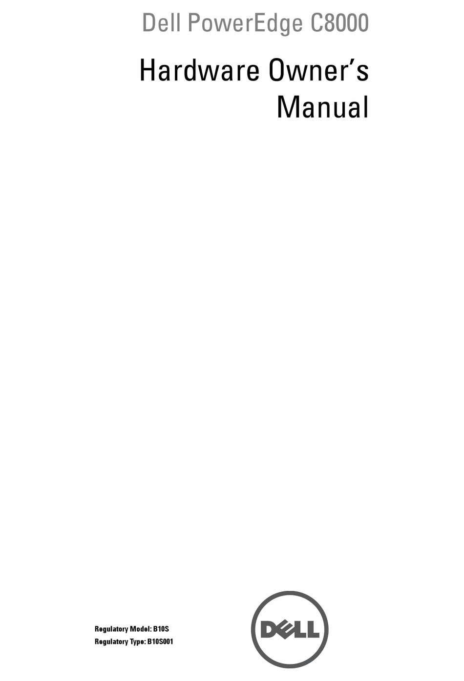 DELL POWER SUPPLY C8000 OWNER'S MANUAL Pdf Download ManualsLib