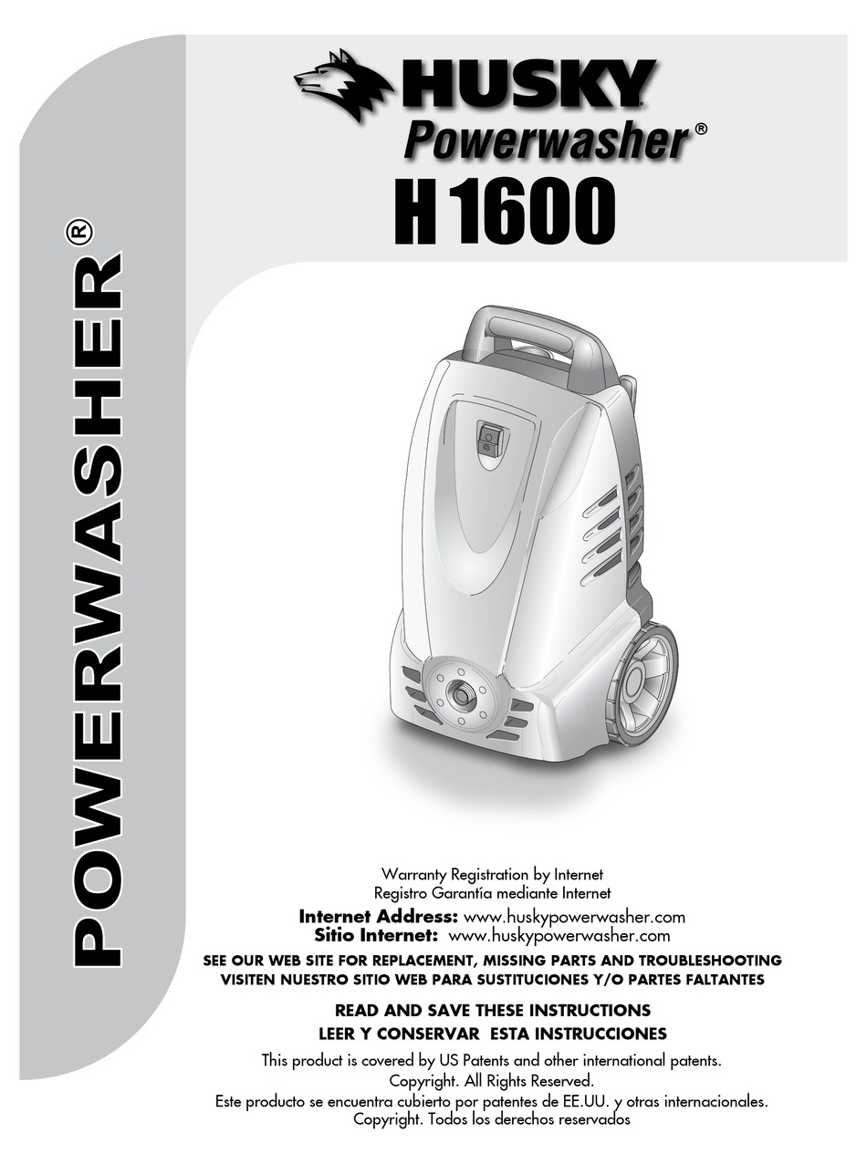 HUSKY POWERWASHER H1600 INSTALLATION MANUAL Pdf Download ManualsLib