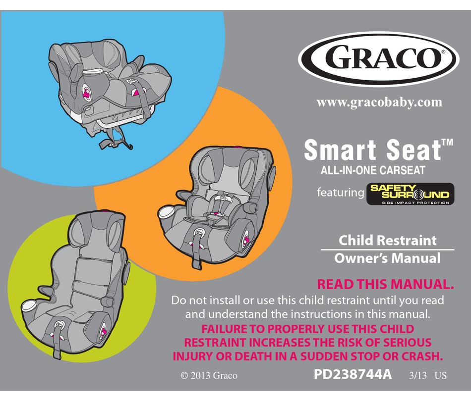 Graco Smart Seat Owner S Manual Pdf Manualslib - Graco Infant Car Seat Owner S Manual