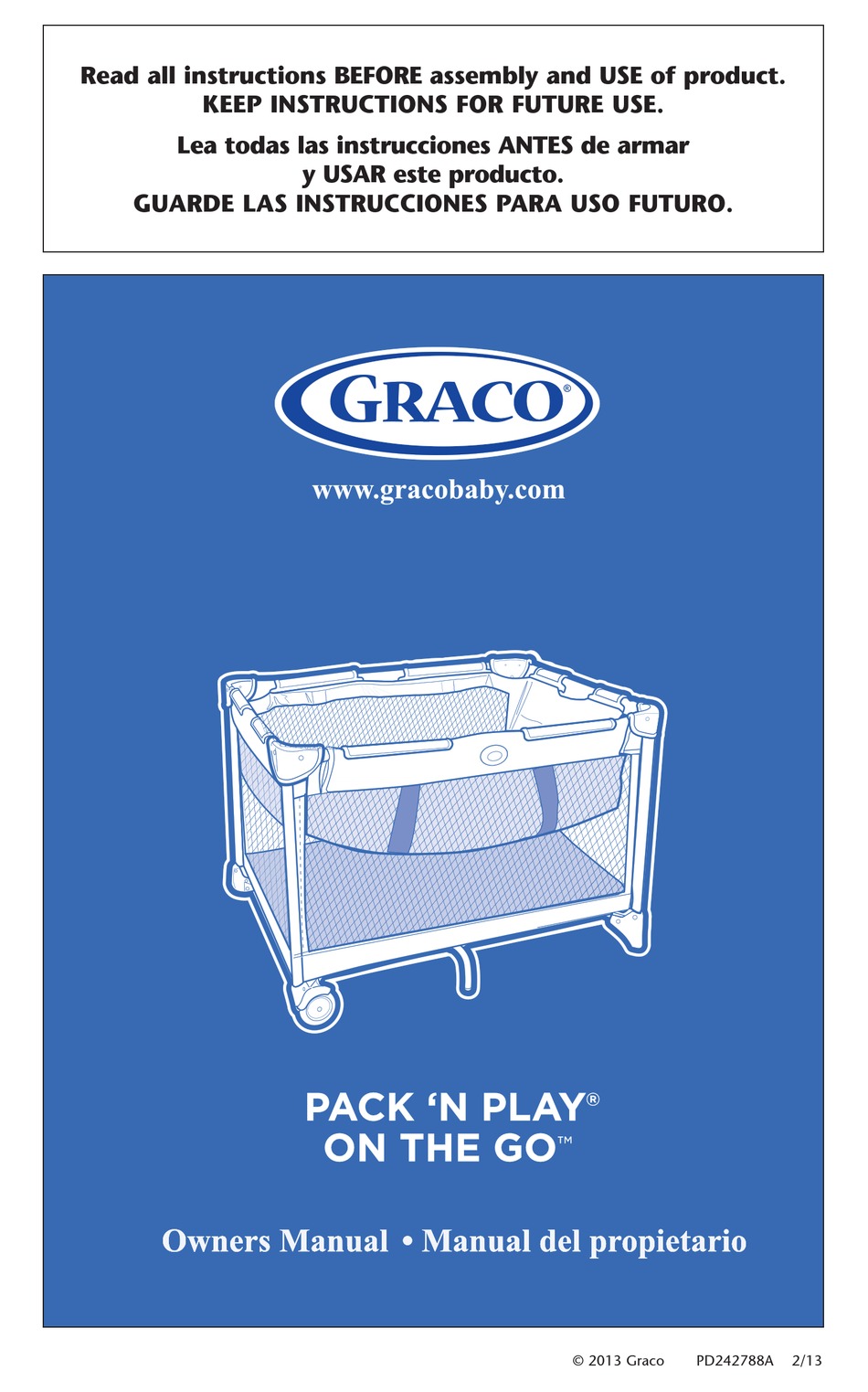 graco pack n play on the go instructions