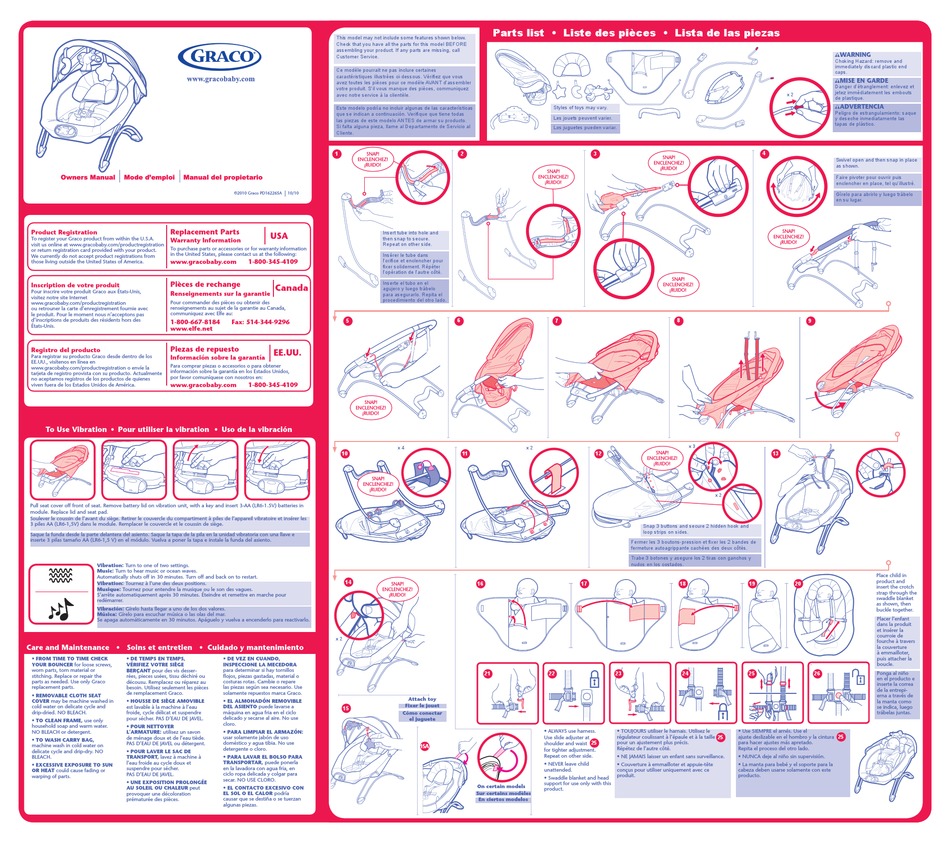 GRACO BABY SWING OWNER'S MANUAL Pdf Download | ManualsLib