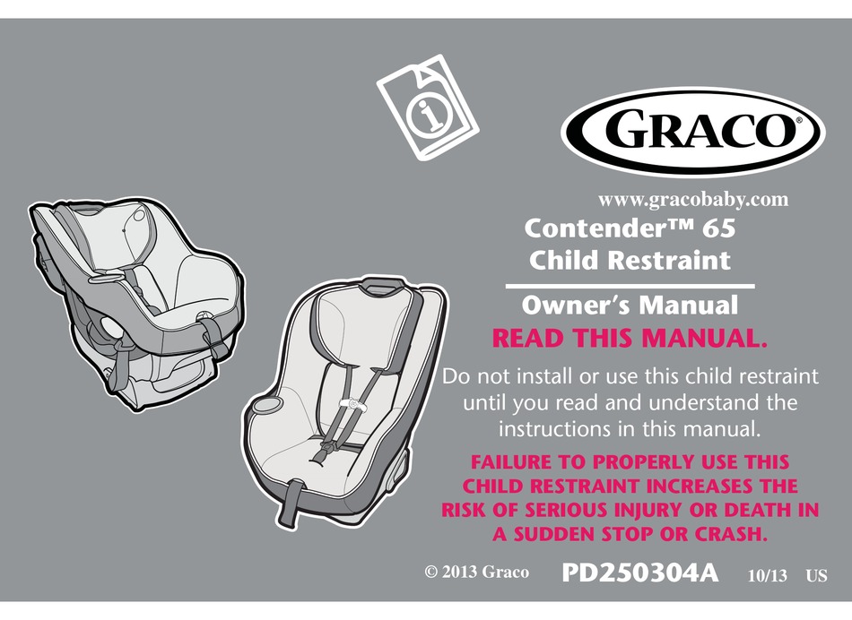 Graco Child Restraint Owner S Manual Pdf Manualslib - Graco Infant Car Seat Owner S Manual