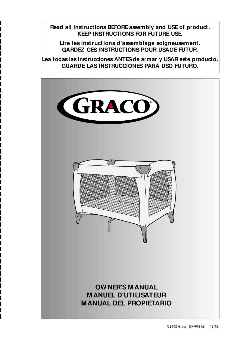 GRACO BABY PLAYPEN OWNER'S MANUAL Pdf Download ManualsLib