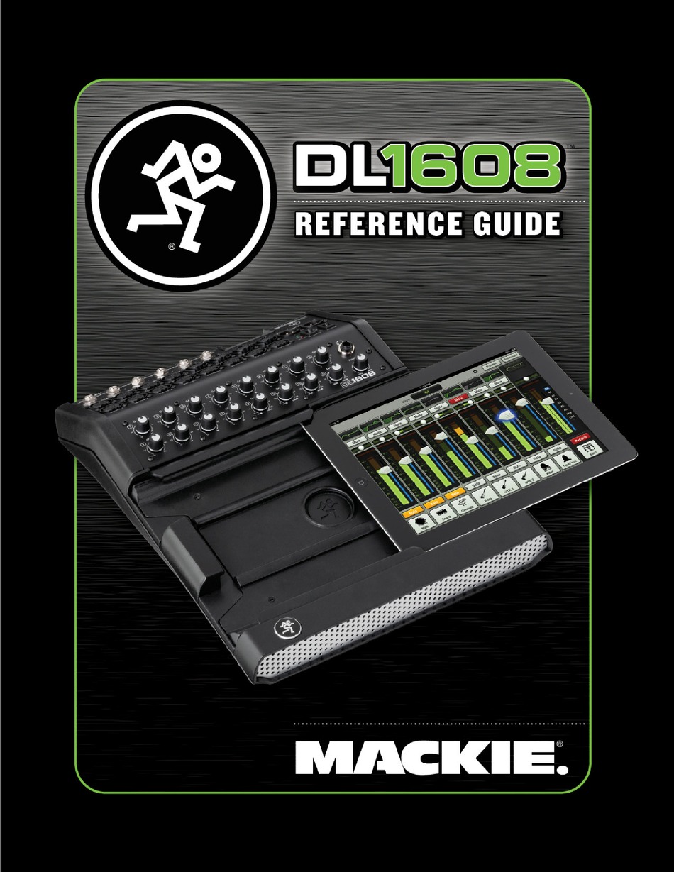 MACKIE DL1608 REFERENCE MANUAL Pdf Download | ManualsLib