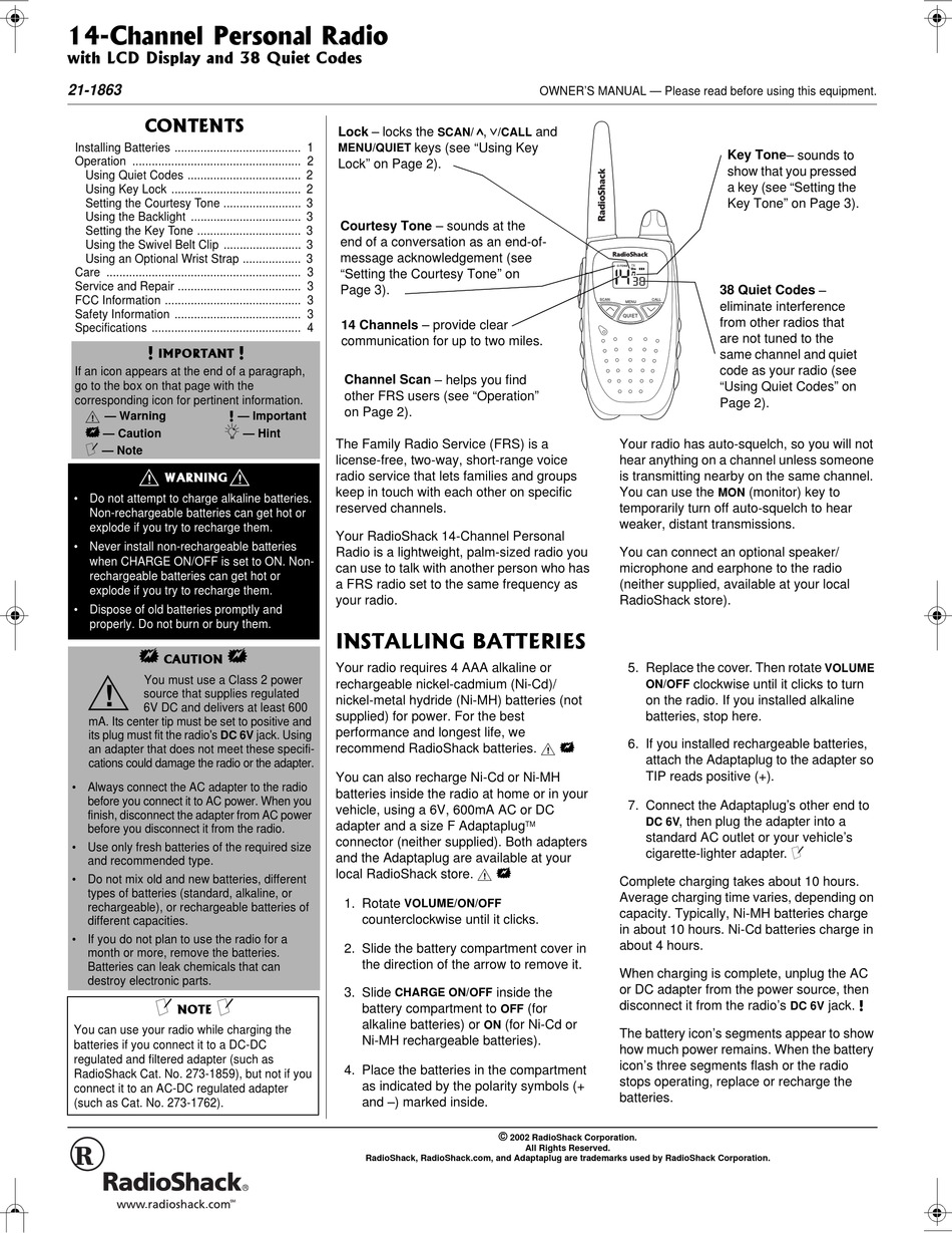 radio-shack-21-1863-owner-s-manual-pdf-download-manualslib