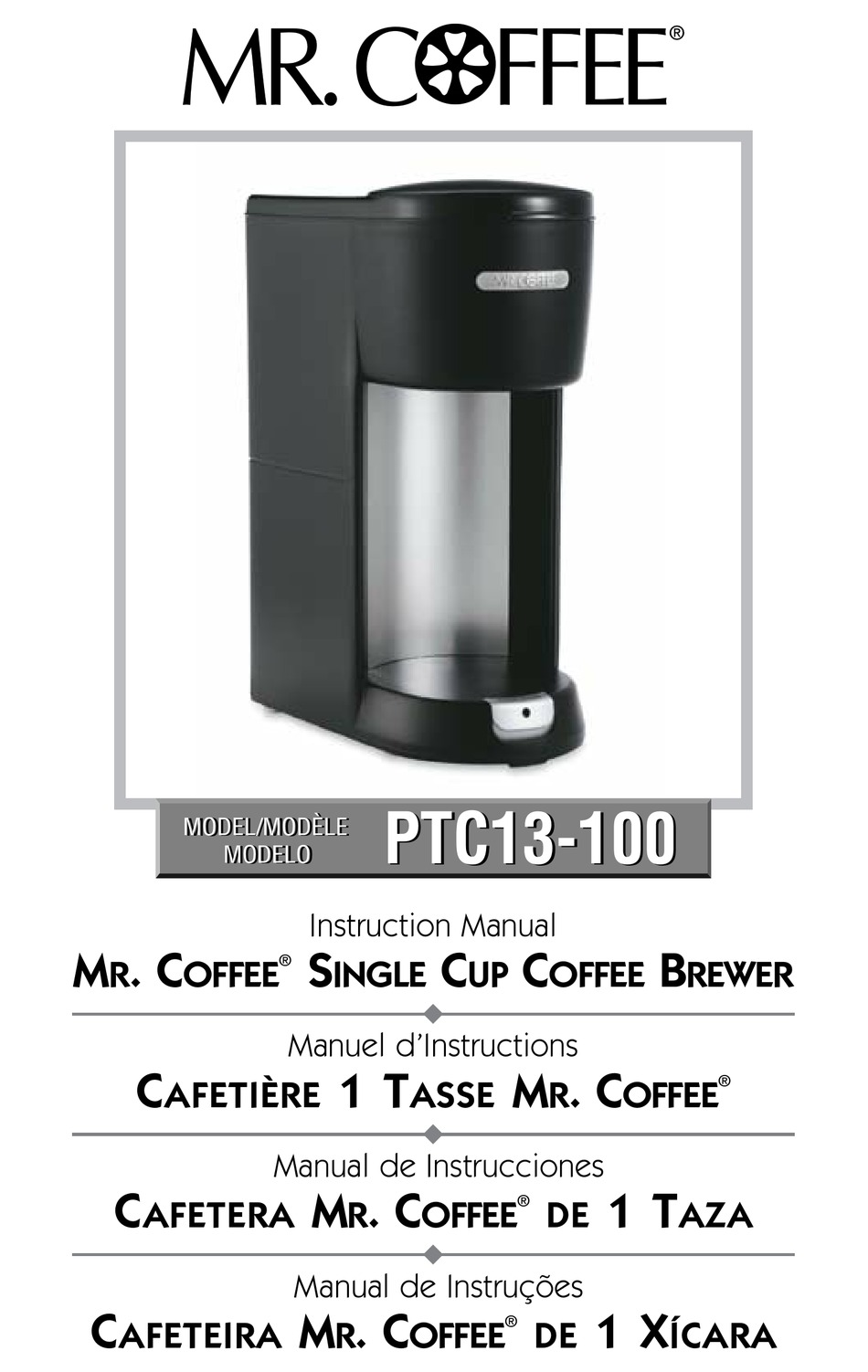 Brewing Coffee - Mr. Coffee PTC13-100 