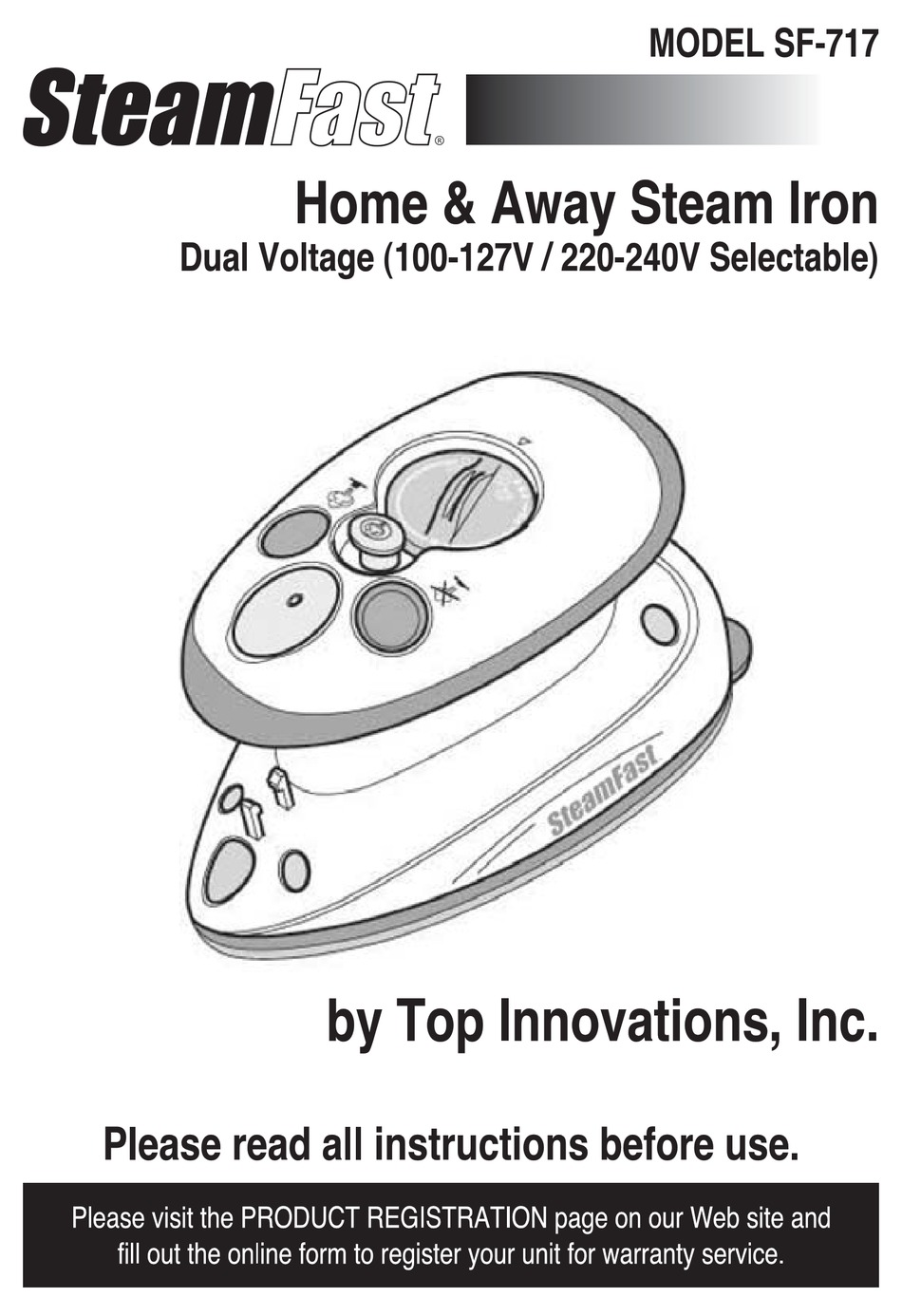 STEAMFAST SF717 INSTRUCTIONS MANUAL Pdf Download ManualsLib