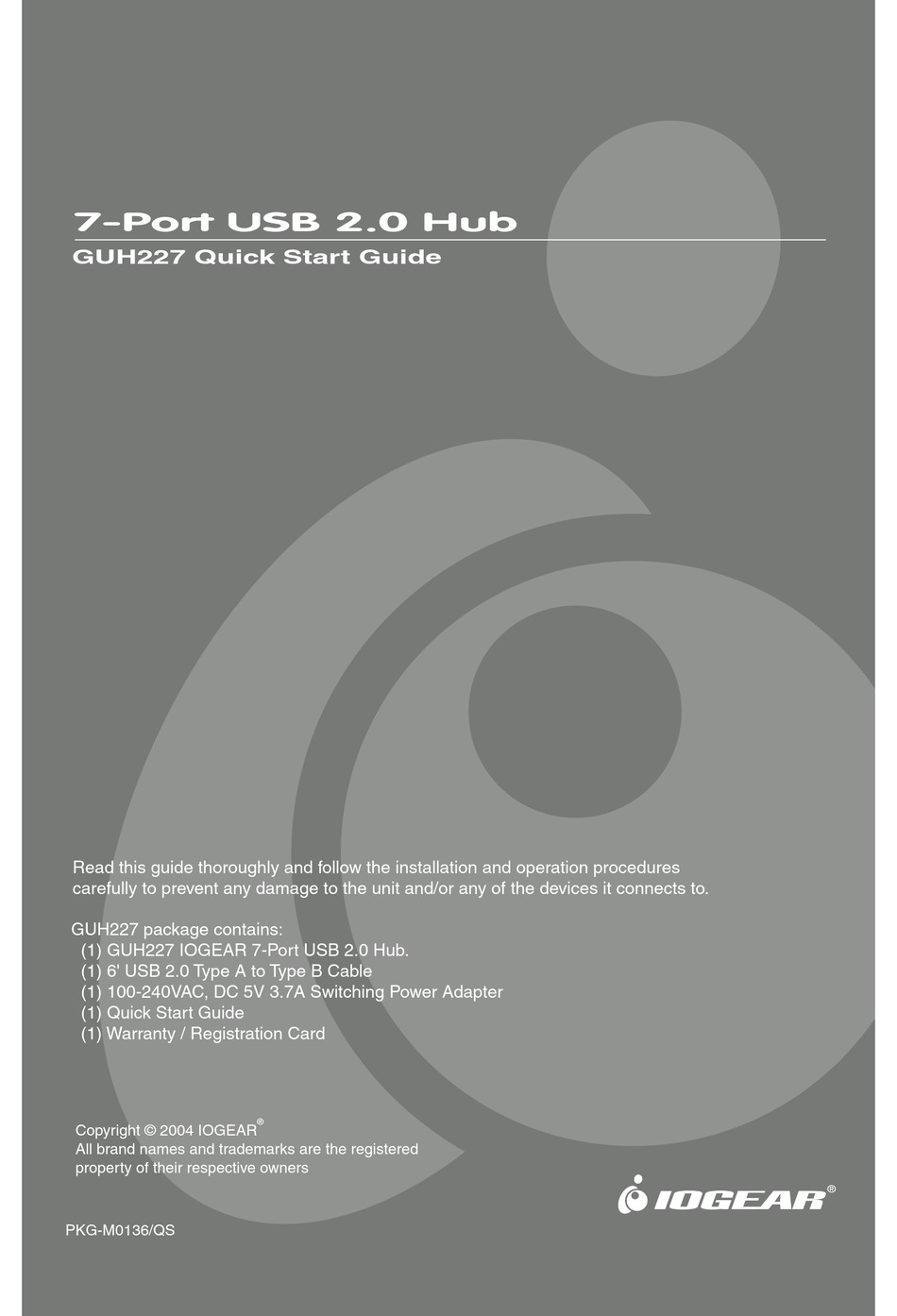 IOGEAR GUH227 QUICK START MANUAL Pdf Download | ManualsLib