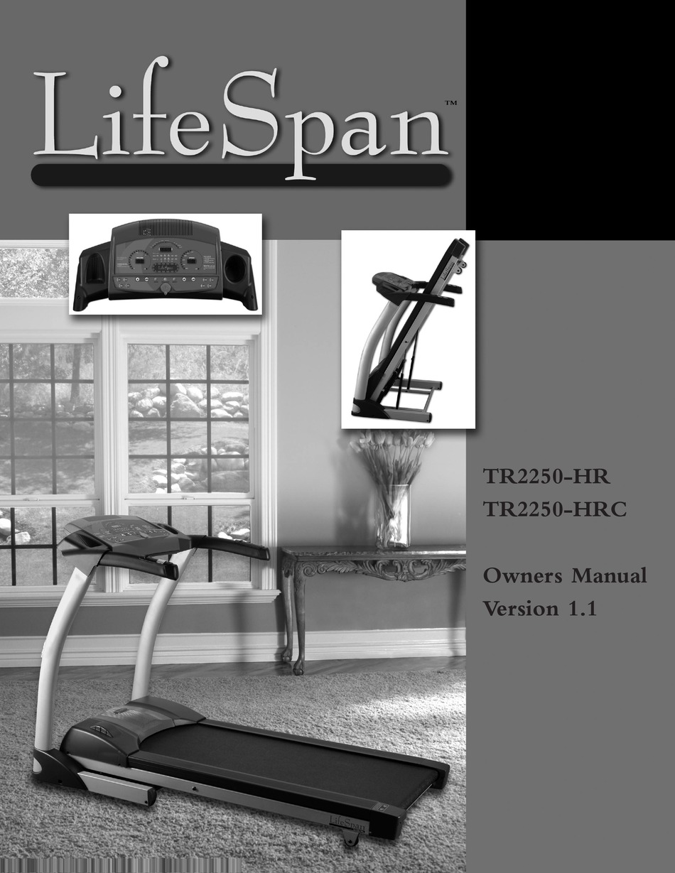 LIFESPAN TR2250-HRC OWNER'S MANUAL Pdf Download | ManualsLib