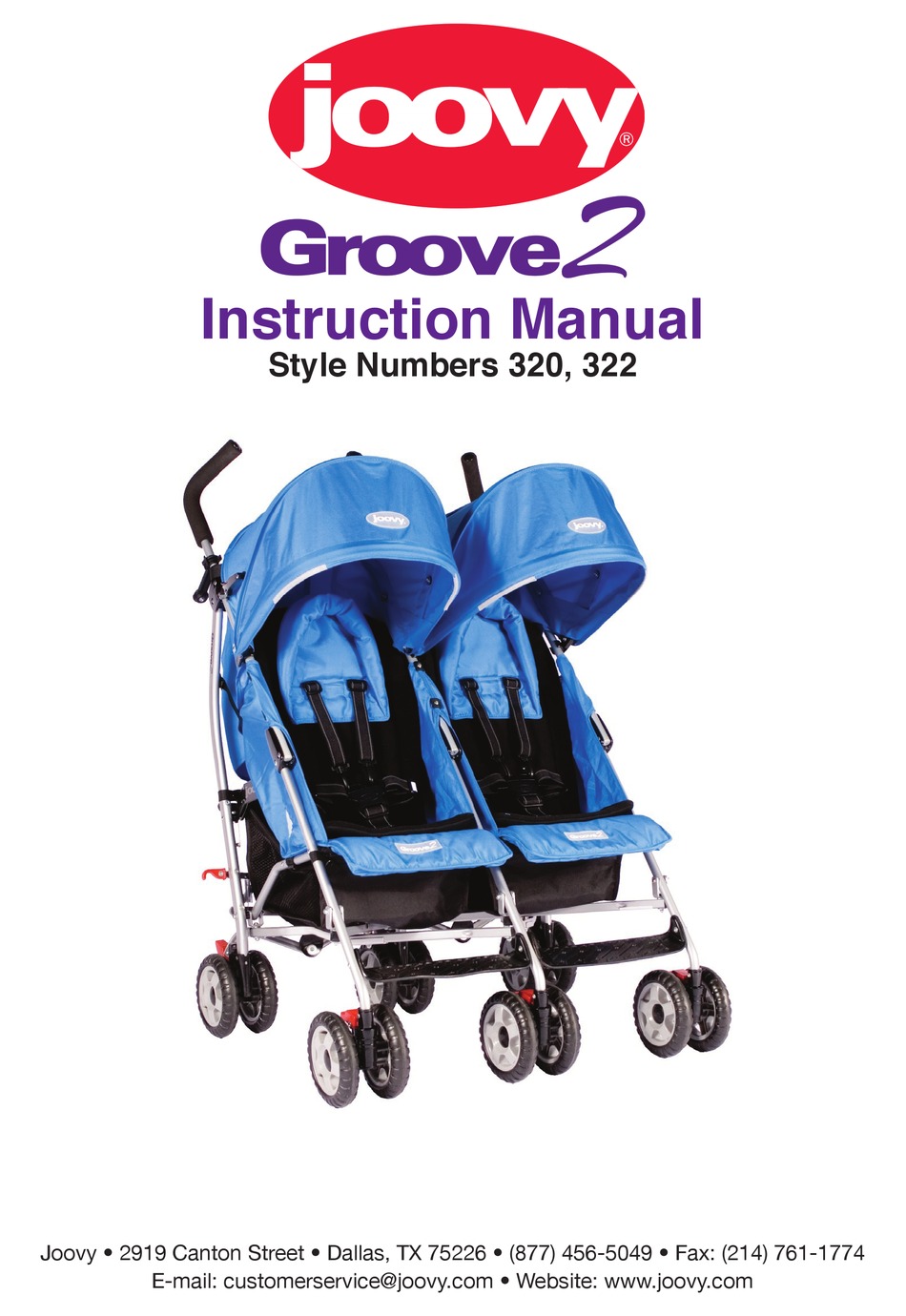 JOOVY GROOVE2 322 INSTRUCTION MANUAL Pdf Download ManualsLib