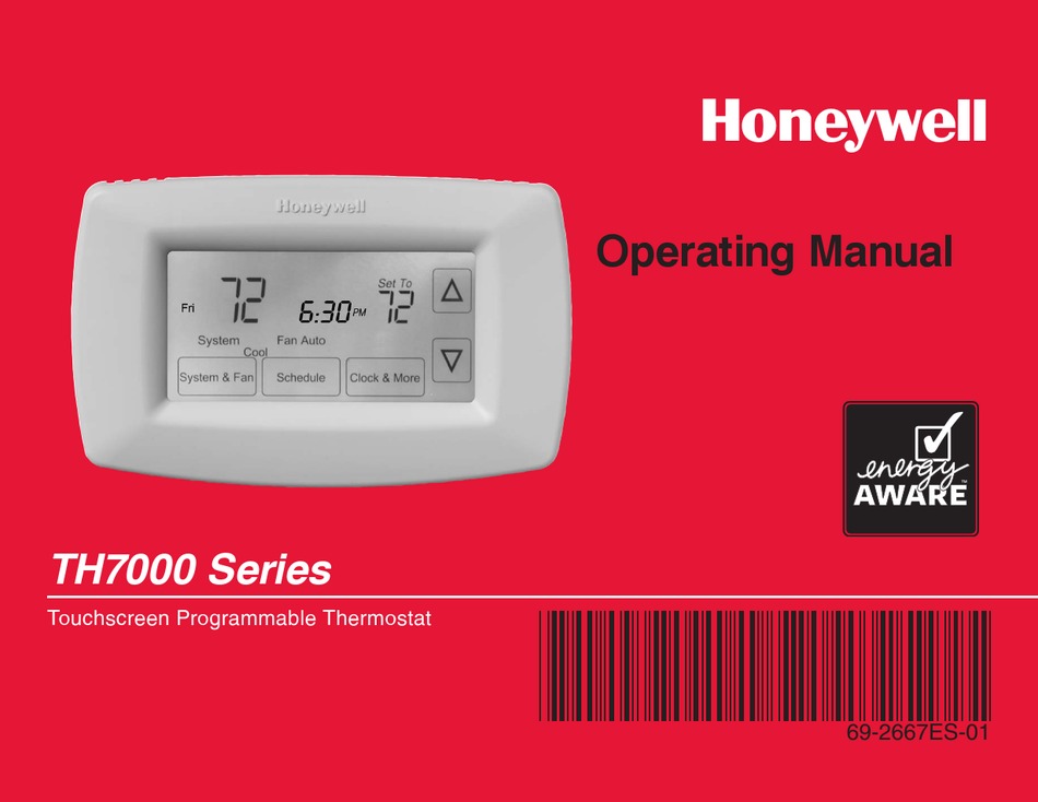 Honeywell Pro Th4000 Wiring Diagram / Bedienungsanleitung Honeywell ...