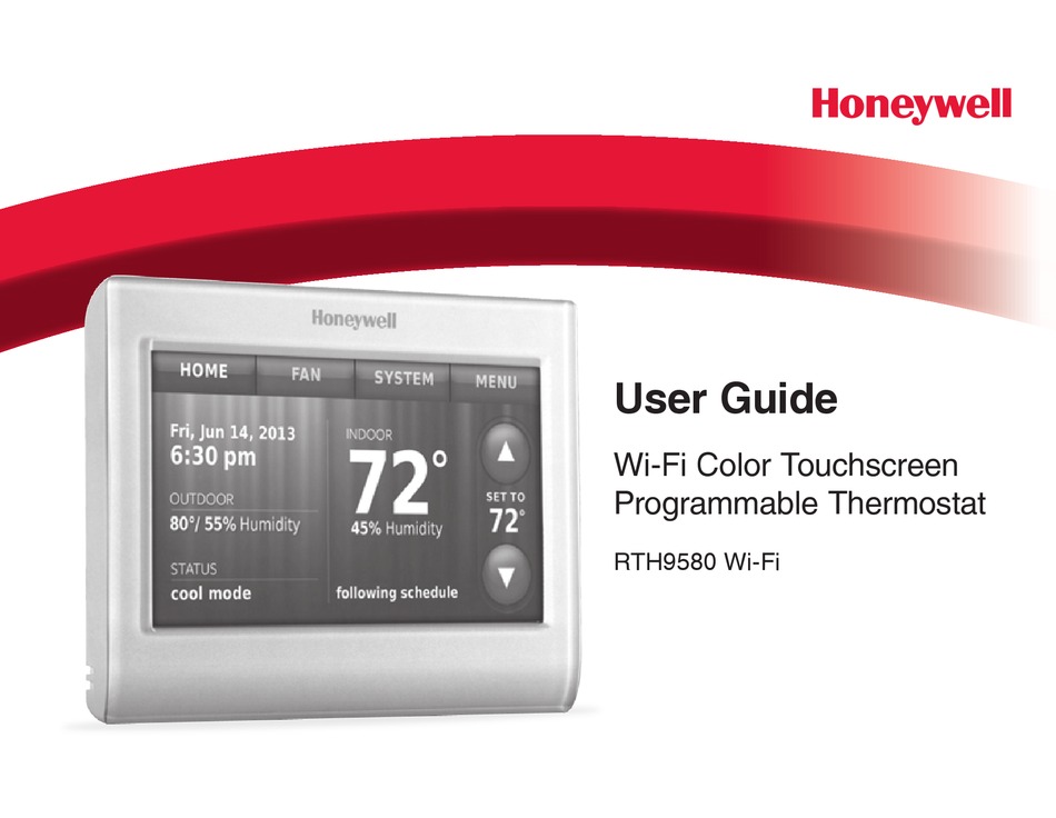 User manual. Honeywell rth7560e. Honeywell manual. WIFI thermostat service manual. Honeywell режимы.