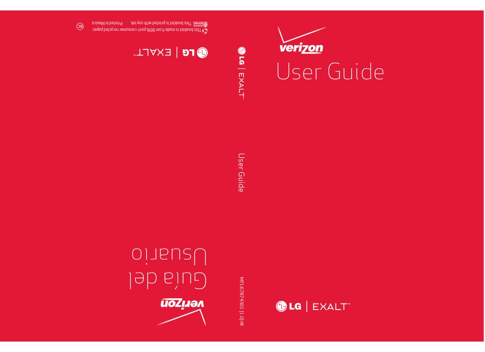 LG EXALT USER MANUAL Pdf Download | ManualsLib