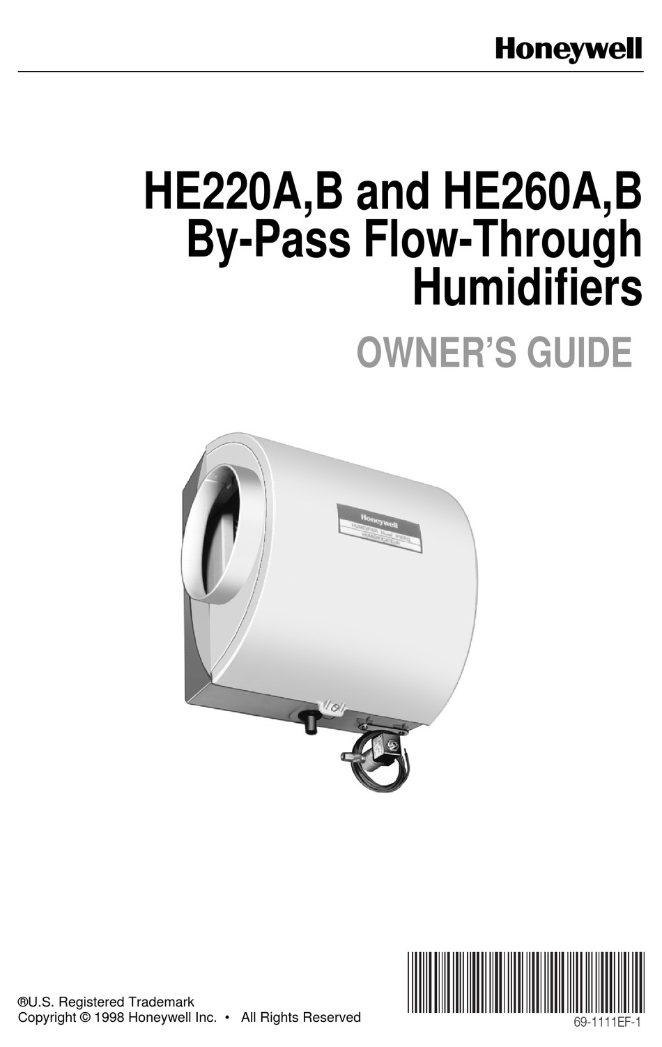 HONEYWELL HE220A OWNER