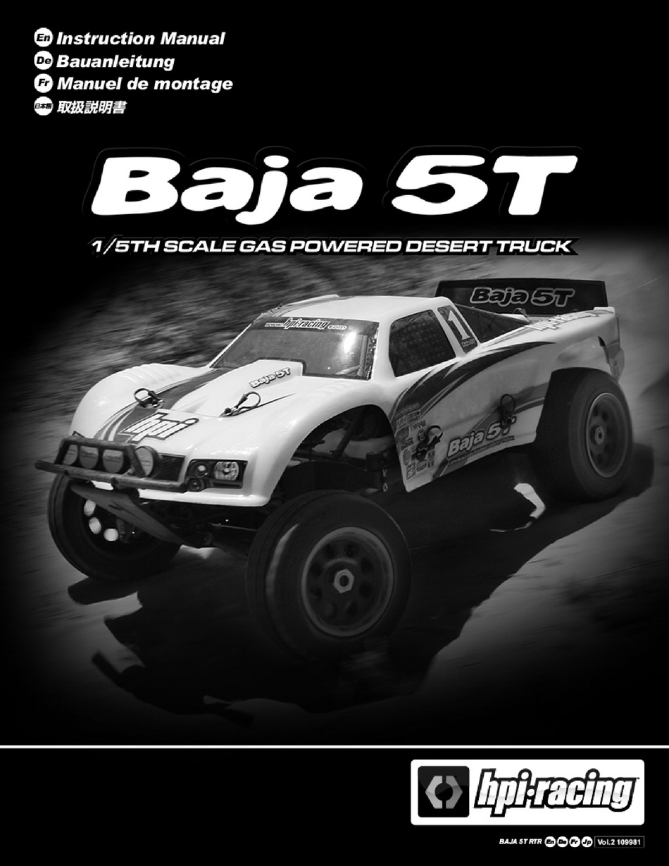 hpi baja 5b manual