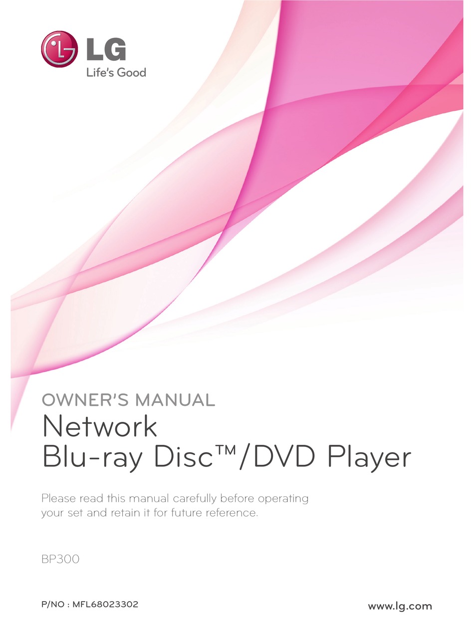 LG BP300 OWNER'S MANUAL Pdf Download | ManualsLib