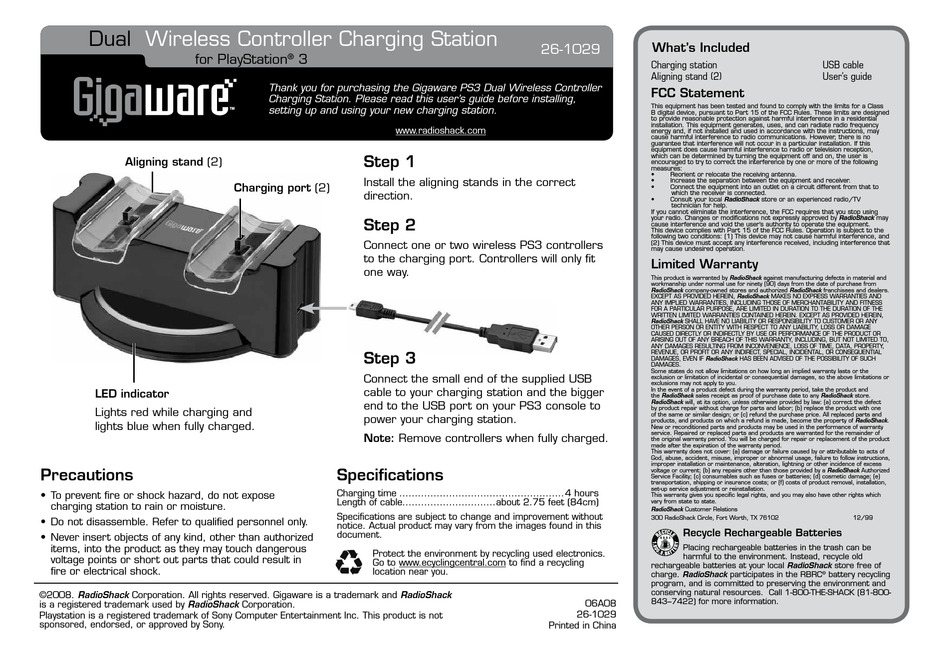 GIGAWARE 261029 QUICK MANUAL Pdf Download ManualsLib