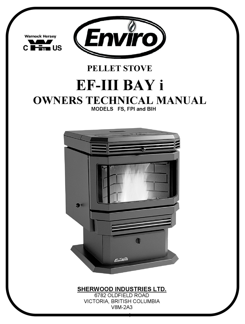 Enviro Ef Iii Bay I Fs Owner S Manual Pdf Download Manualslib