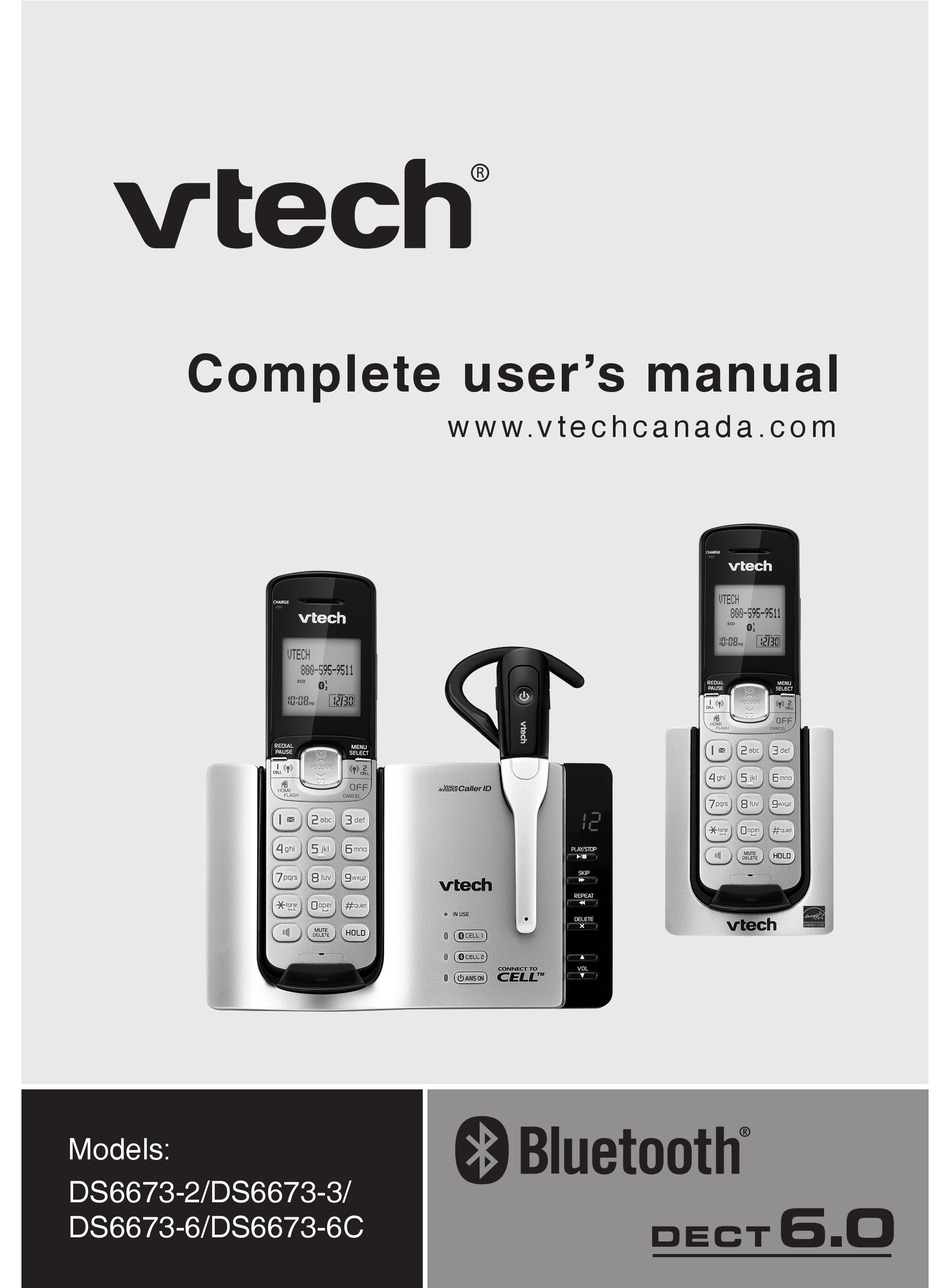 VTECH DS6673-2 USER MANUAL Pdf Download | ManualsLib
