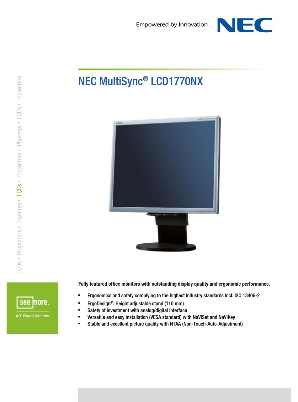 multisync lcd1770nx